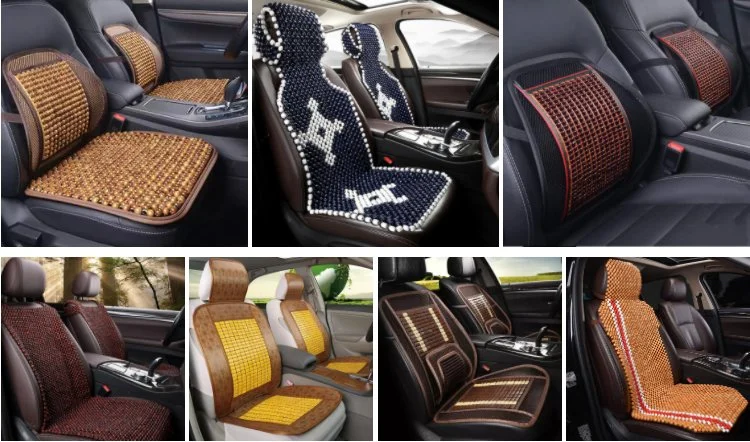 Safety Universal Car Accessories Massage Wooden Beads Seat/Lumbar/Cushioning/Chair/Cushion Cover