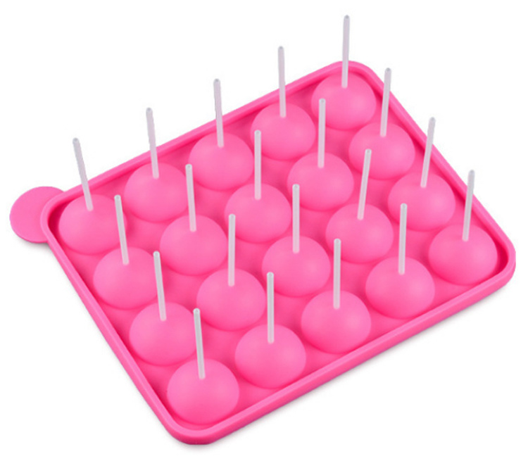 Wholesale Reusable Food Grade Ball Shaped Silicone Lollipop Mold