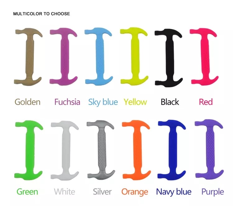 Talent Fashion Kids/Adults Tieless Elastic Silicone No Tie Shoelaces