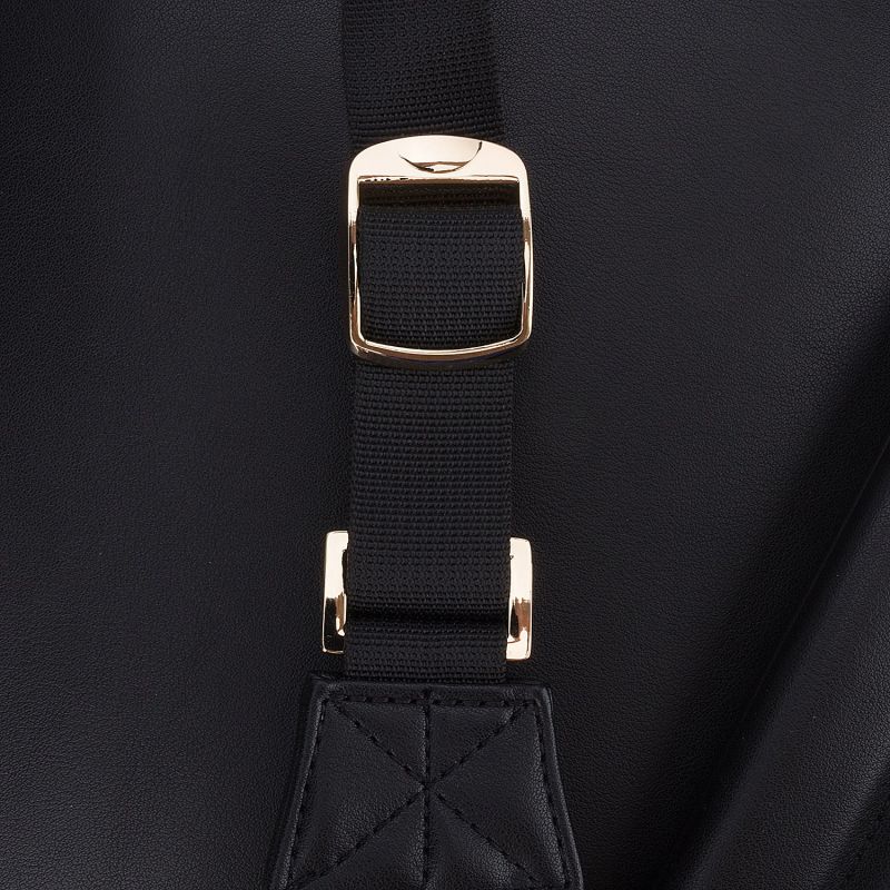 Ladies Trendy Design Lifestyle Sparking Crystal Beads Zip Around Backpack with Extendable Strap