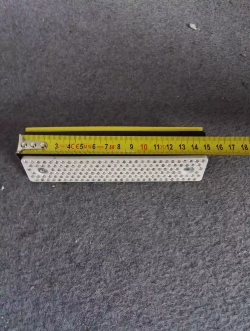 175 Glass Beads Rectangle Cat Eye Reflector