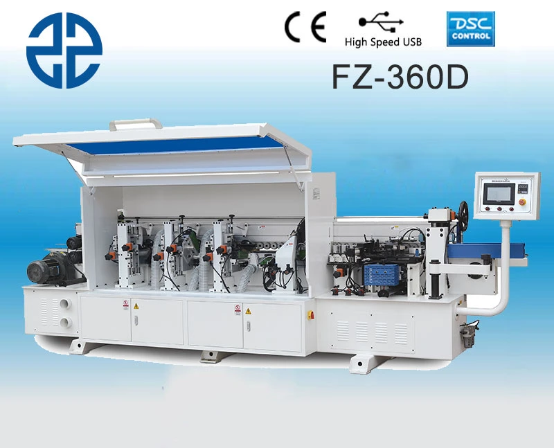 High Speed MDF PVC Wood Premilling Corner Rounding Full Automatic Edge Banding Machine