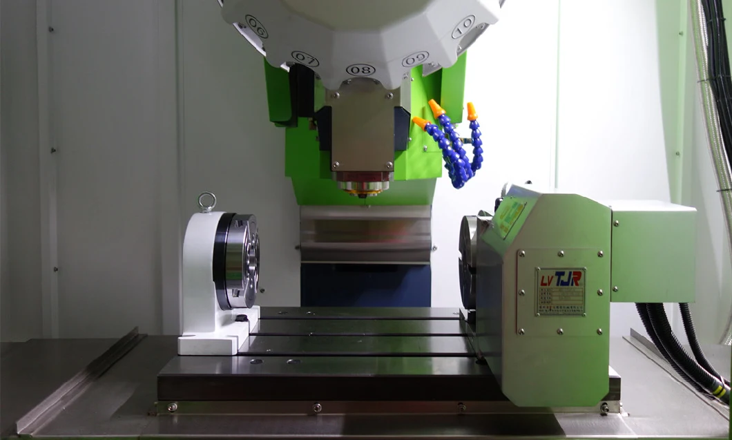 Vetical Small Size 3axis /4axis/5 Aixs CNC Drilling Tapping Milling Machine Center with 20000rpm Spindle Speed