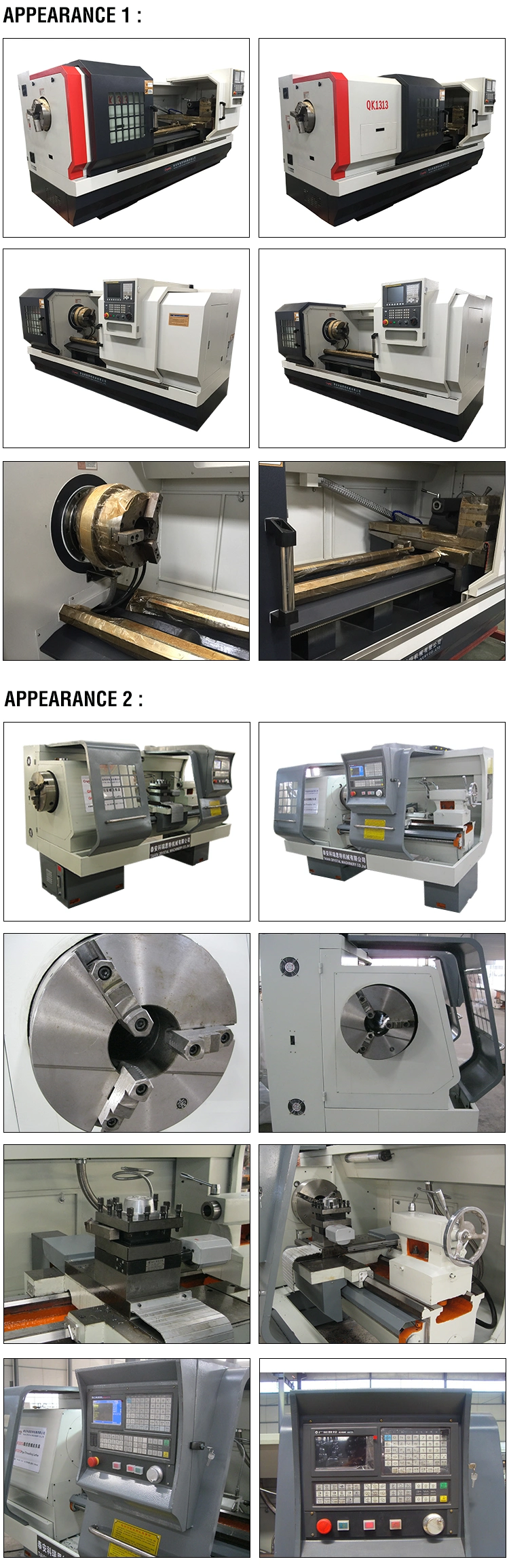 Chinese CNC Pipe Threading Lathe Machine Qk1313 on Sale