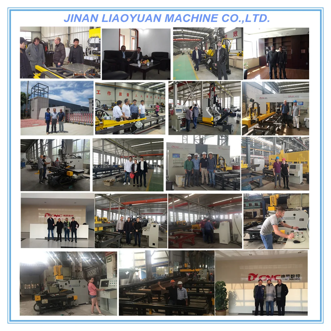 High Speed CNC Drilling Machine for Steel Structure Flange Plate