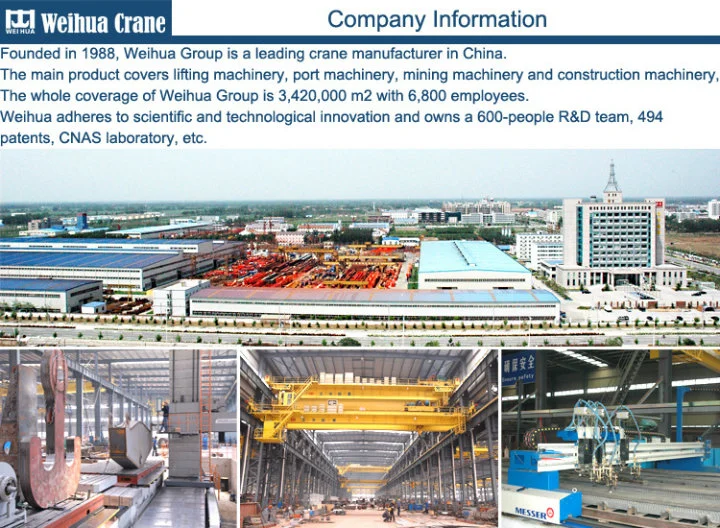 Weihua 300t Industry Double Girder Large Tonnage Gantry Crane