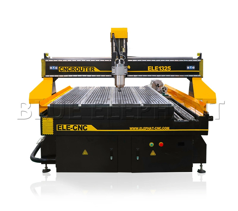 1325 4 Axis CNC Router Machine CNC Milling Machine Rotary Axis 4.5kw Spindle for Sale