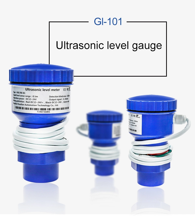 Ultrasonic Level Sensor OEM Water Ultrasonic Level Sensor RS485 4-20mA Ultrasonic Level Sensor