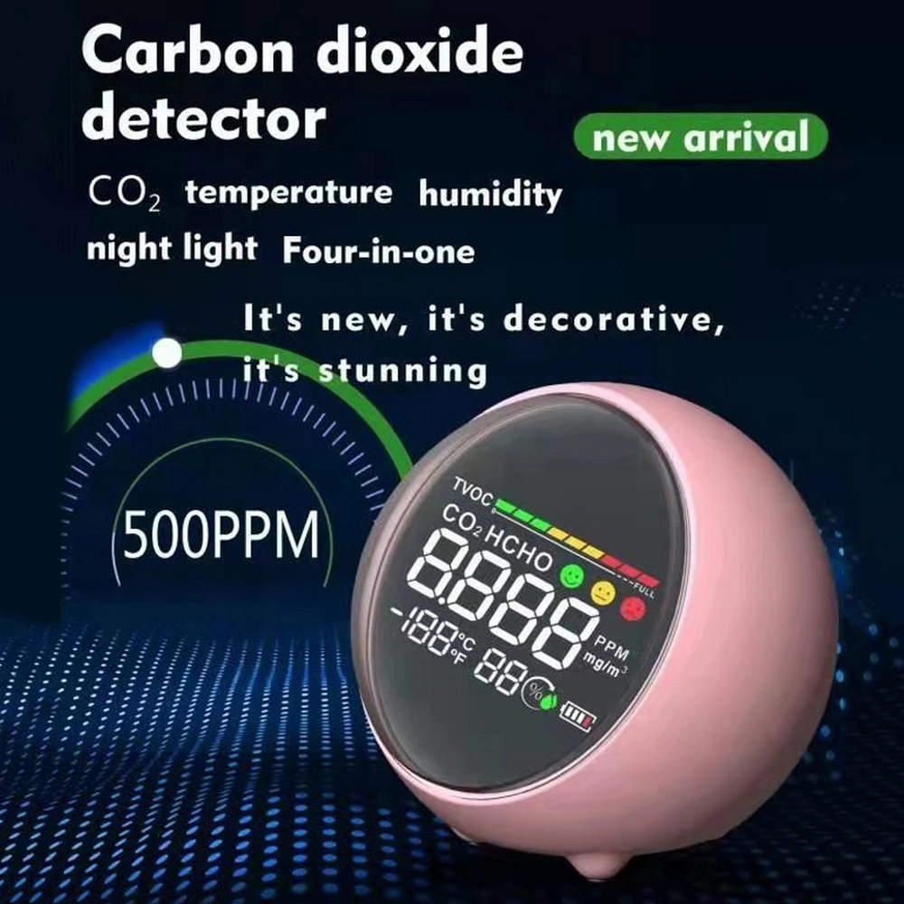 Mini Air Quality Monitor CO2 Meter Tester Portable Gas Analyzer Carbon Dioxide Gas Detector