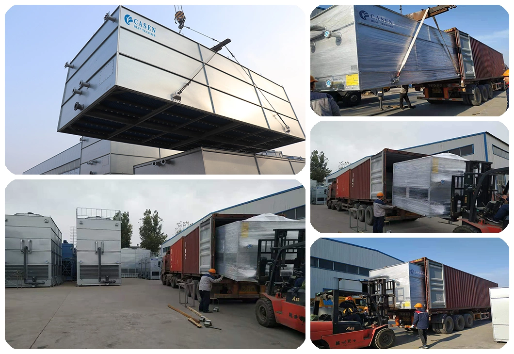 Efficient Nh3/Ammonia/R717/Refrigerant Evaporative Condenser for Refrigeration Compressor/Block Ice Machine/Cold Room