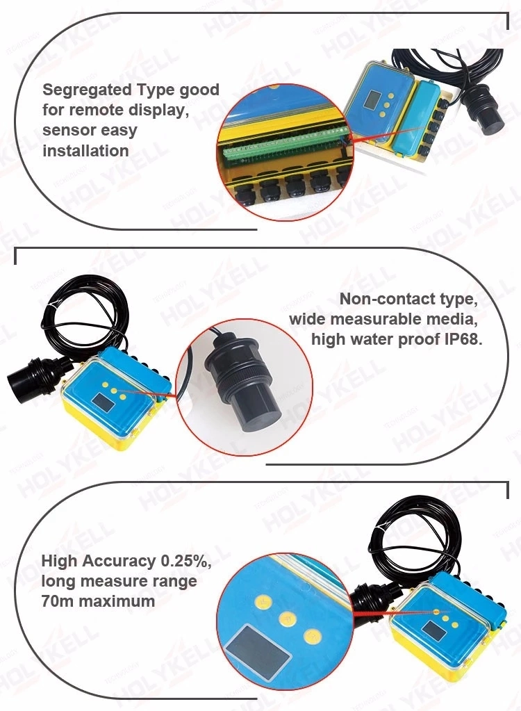 Ultrasonic Water Tank Level Meter/Level Transmitter Water Level Meter
