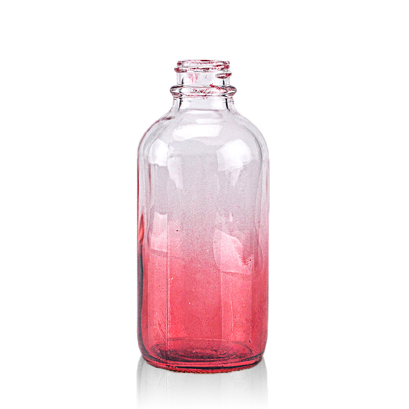 126ml Sprayed Red Color Glass Empty Essential Oils Bottles