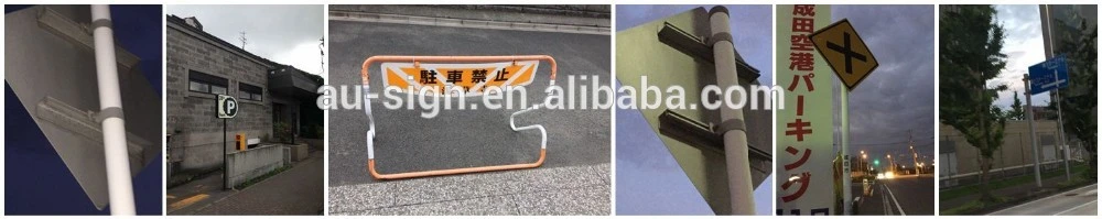 Wholesale Safety Street Reflective Sheeting Circle Aluminum Highway Warning Traffic Road Safety Sign