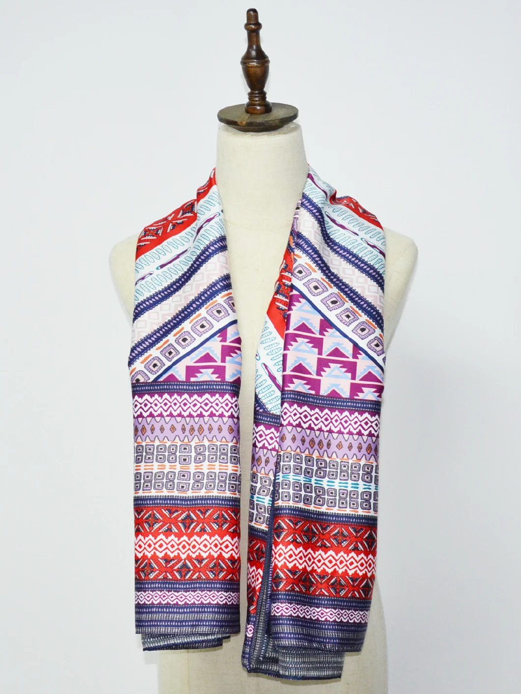 BSCI Colorful Printing Summer Square Bandana Scarf Hy19040648