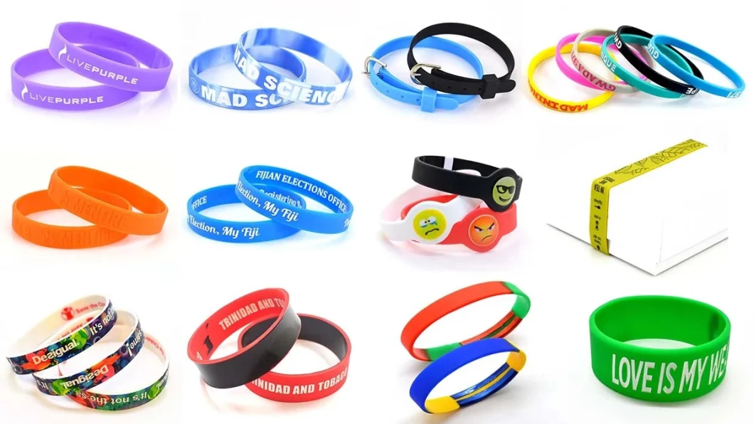 Customized Adult and Children Silicone Wristband