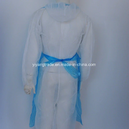 Food Factory Disposable Waterproof Plastic PE Apron