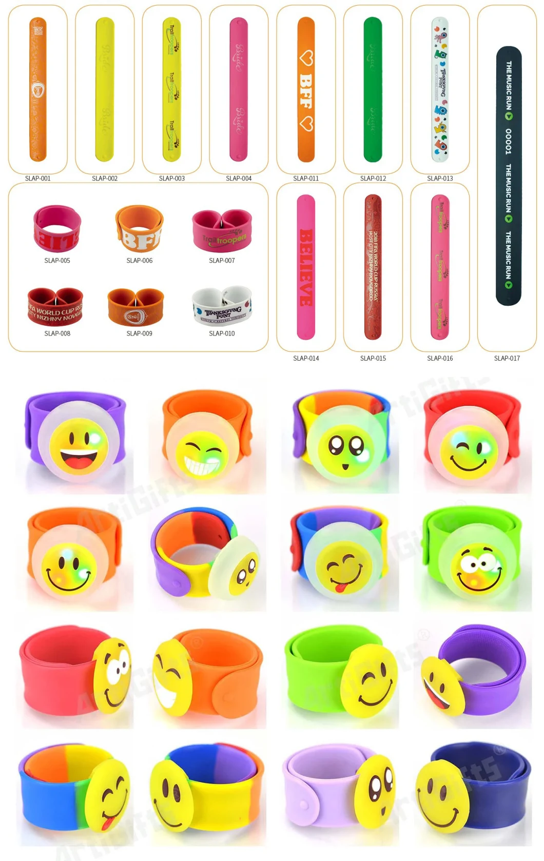 Customized Adult and Children Silicone Wristband