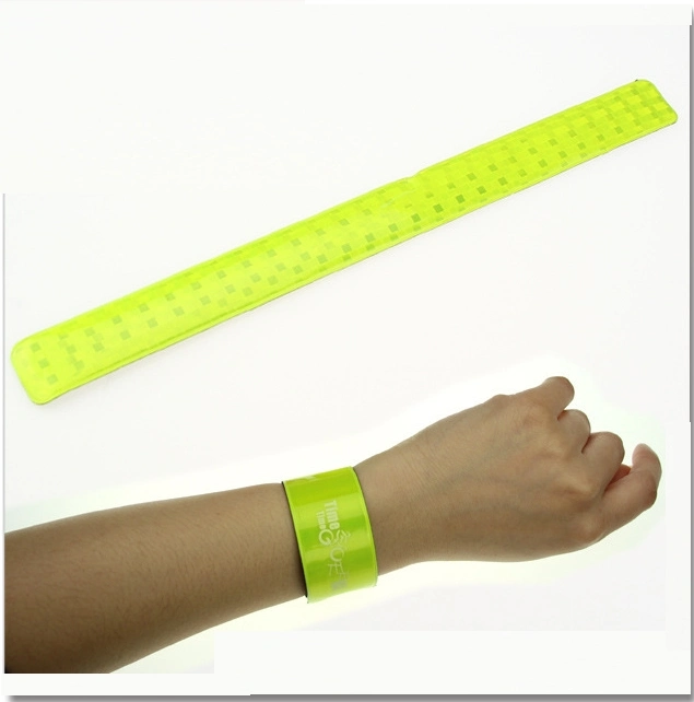 Reflective Snap on Band Reflective Slapwrap Wrist Band