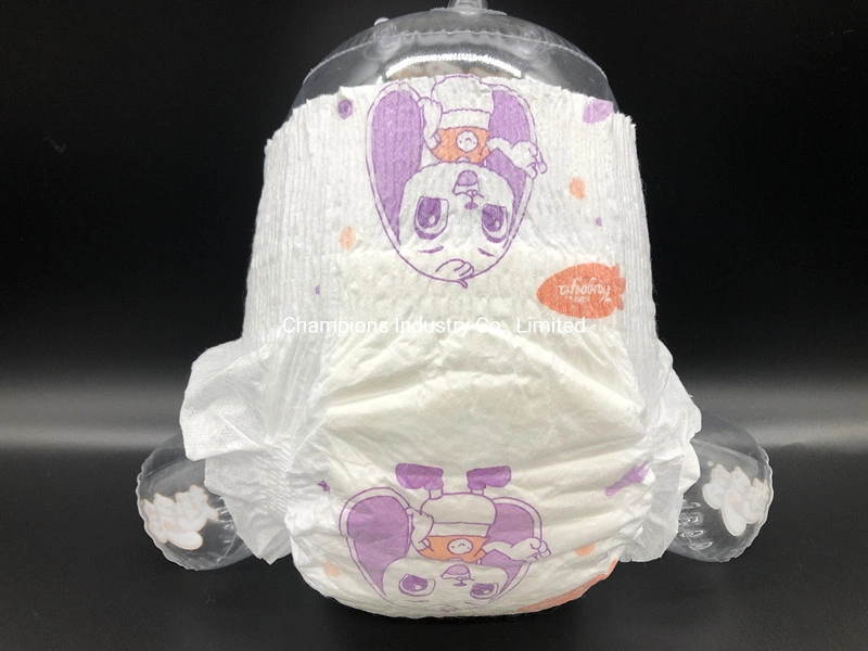 Baby Goods Cute Elatic Waistband Type Disposable Baby Diapers