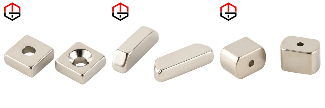 Zinc Plating Permanent Magnet Sintered Magnet Strong Magnetic Material NdFeB Magnet for Electronics