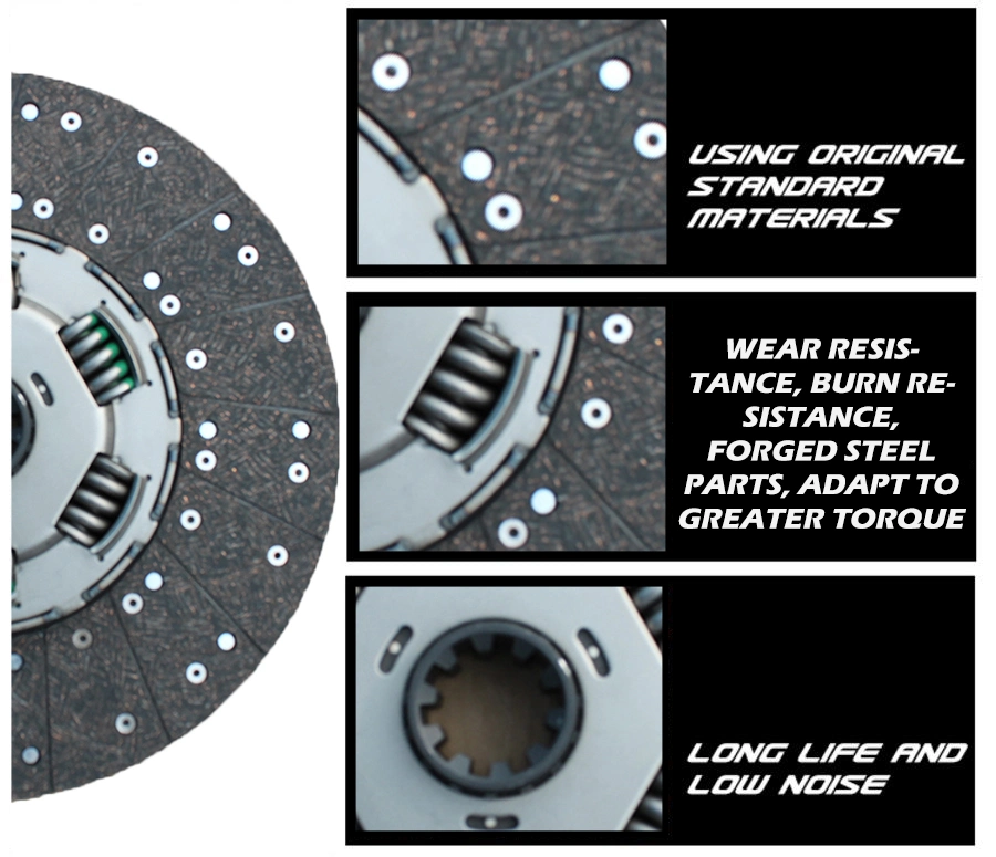 Professional Production Environmental Protection and Non-Asbestos Four-Stage Damping Clutch Plate