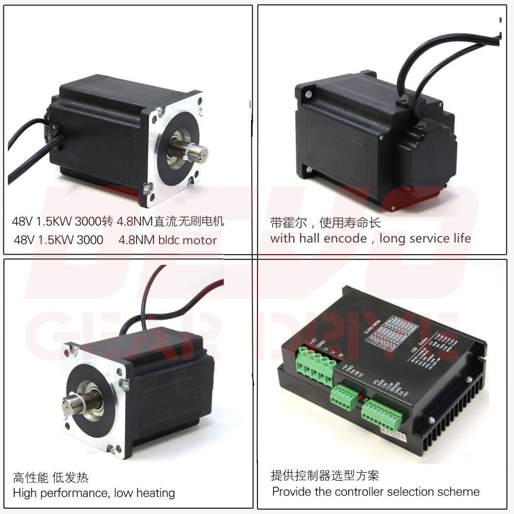 12V DC Motor Brushless Permanent Magnet DC Motor Home Appliance PMDC Motor