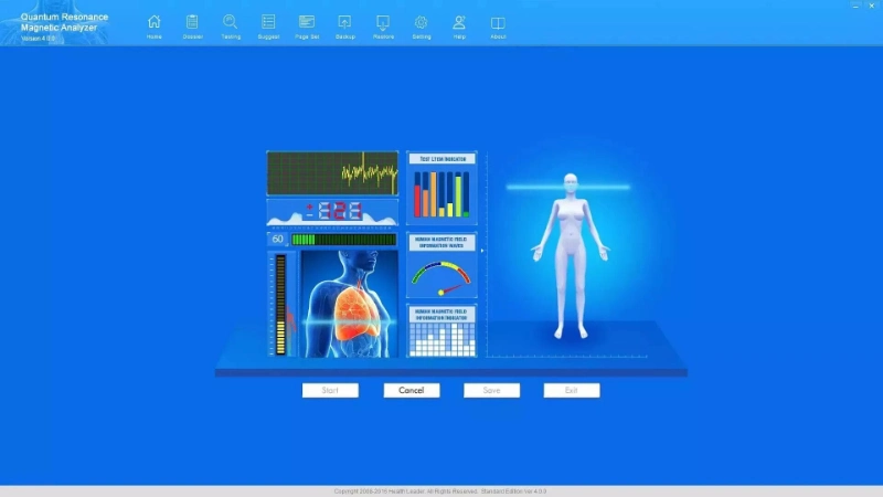 Quantum Magnetic Resonance Body Health Analyzer