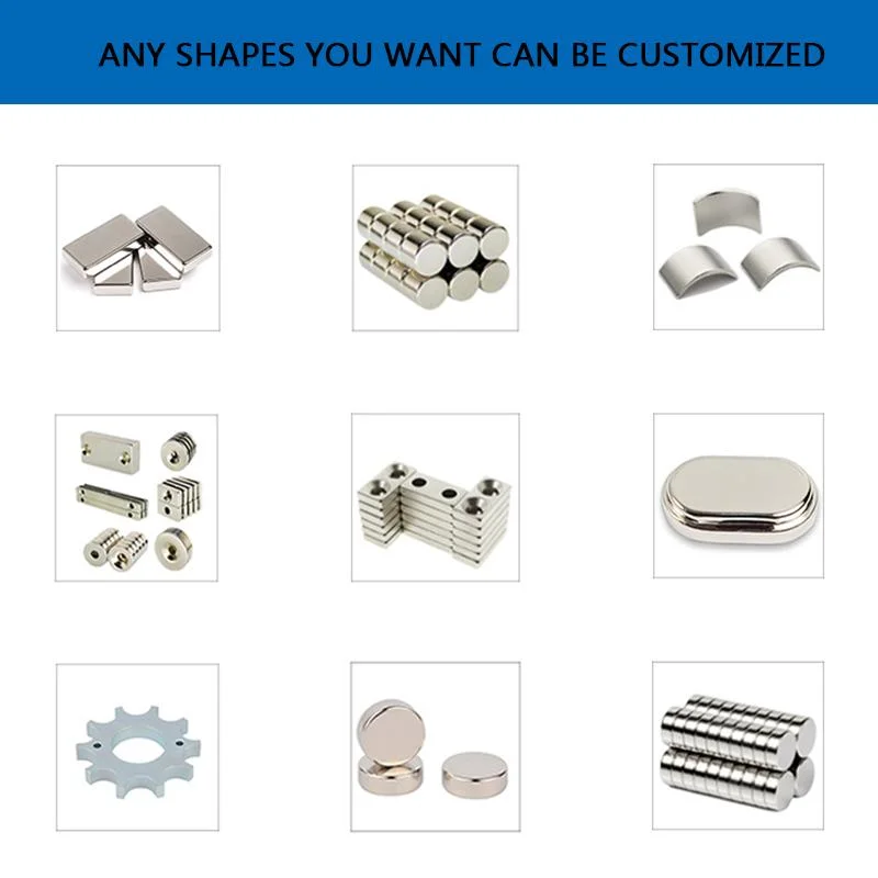 Arc Segment Magnet Neodymium Magnetic NdFeB for Linear Motor