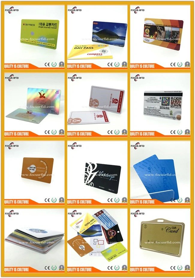 Hf Colorful RFID Membership Card Magnetic Stripe Card with Custom Size