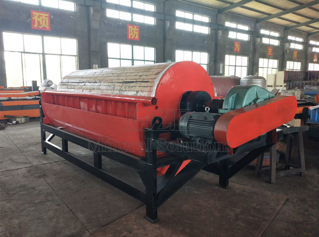 Iron Mining Magnetite Beneficiation Wet Drum Permanent Magnet Separator for Thickening