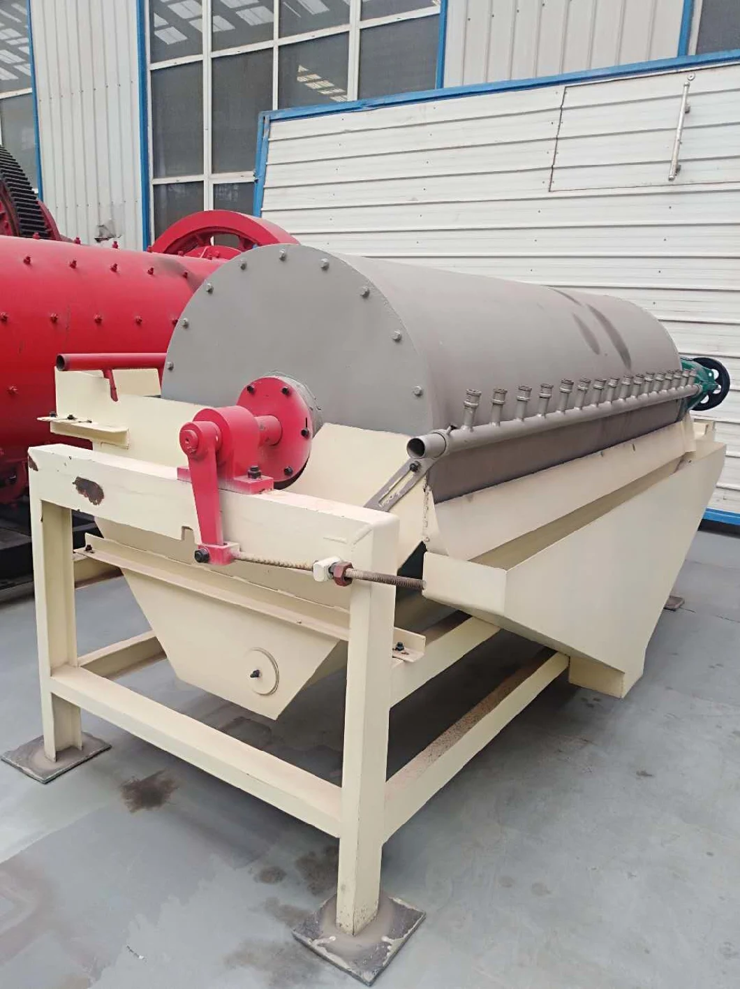 High Intensity Drum Magnetic Separator for Weak Magnetic and Strong Magnetic Minerals Selection