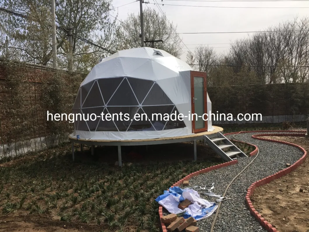 Diameter 5m Outdoor Half Sphere Family Camping Dome Tent