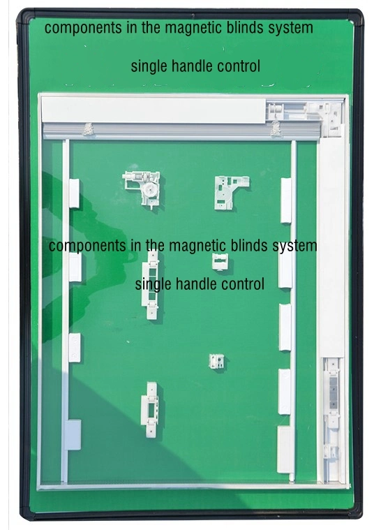 ABS, POM, PE, PP Blinds Componet for Magnetic Shutter Assembly