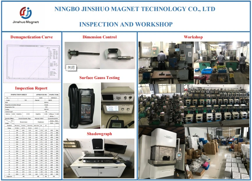 N45 Strong Countersunk Ring Magnet Sinerted NdFeB Magnet with Countersunk Hole