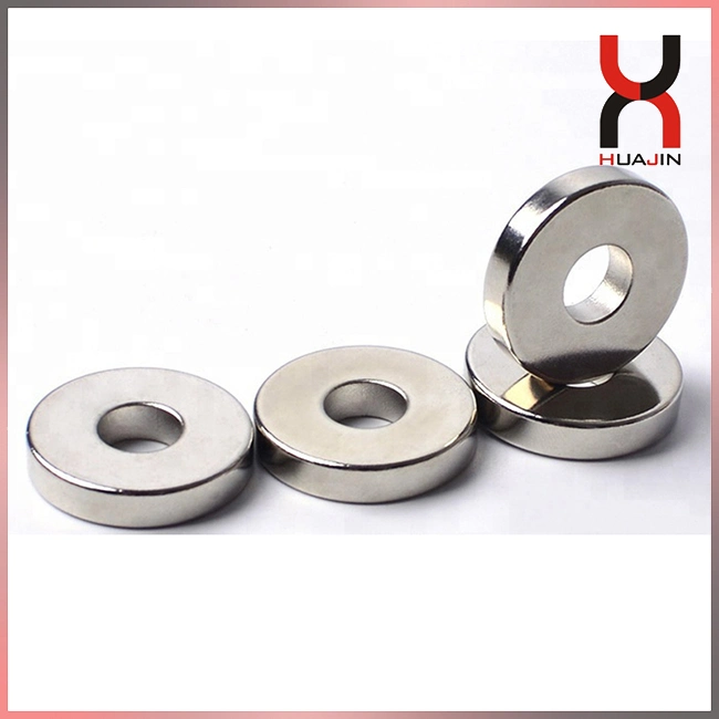 Strong Powerful Rare Earth Ring Magnets Neodymium Ring Magnet N35-N52 Grade