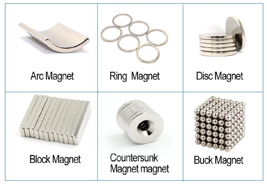 Nickel Coated Rectangular Sintered NdFeB Neodymium Block Magnets