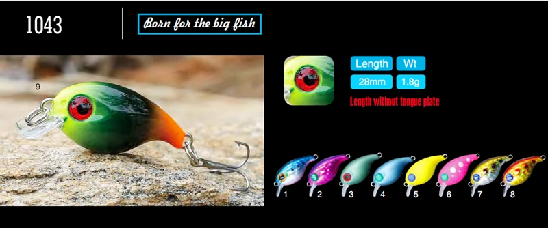 Fishing Lures Crankbait Fishing Trout Bait Fishing Lures Set for Bass Hook Keeper