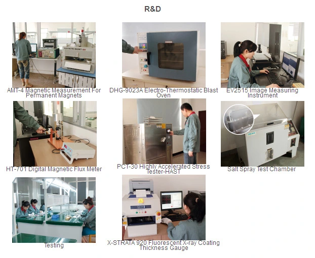 China Permanent N52 N45 Neodymium NdFeB Round/Block/Ring/Arc/Disc/Cylinder/Countersunk Magnet