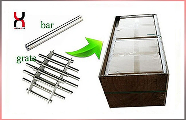 NdFeB SUS304 SUS316L Stainless Steel Magnets Bar Permanent Magnet Separator