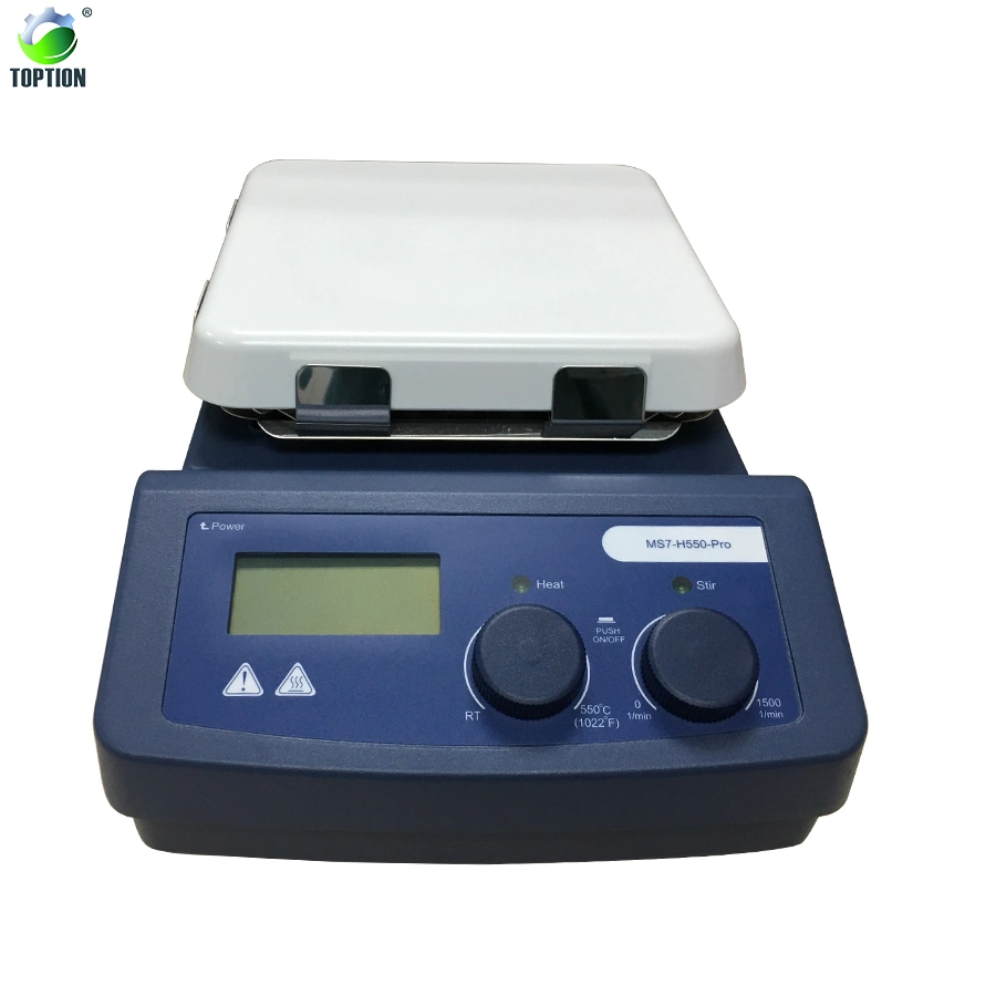 Laboratory Medical Mixer Temperature Control Magnetic Stirrer Digital Mini Heating Magnetic Stirrer Ms7-H550-PRO