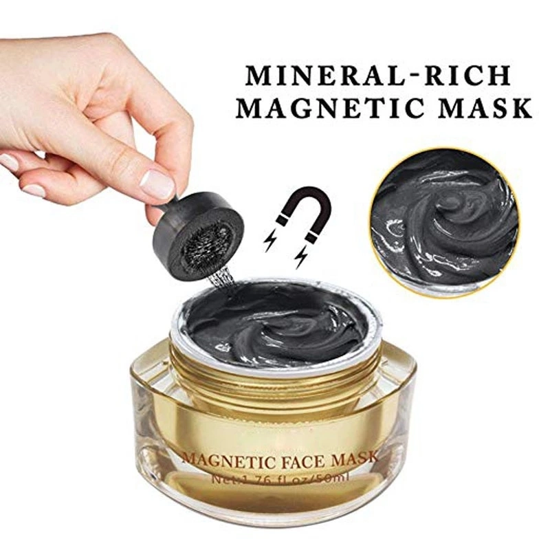 Deep Cleansing Remove Blackheads Skin Whitening Magnetic Mud Facial Mask