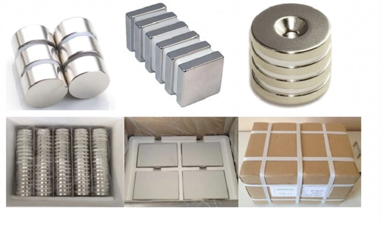 Custom Neodymium Magnets NdFeB Rare Earth DC Motor Magnet