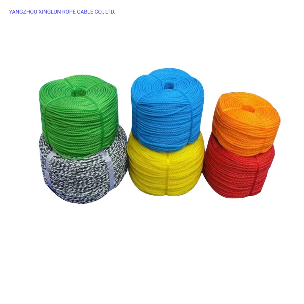 2.5mm 3 Strand PP/PE Rope, Polypropylene Monofilament Rope, Fishing Rope, Danline, Mooring Rope