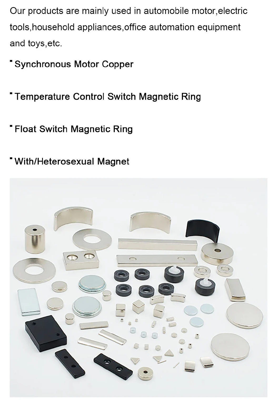 Cheap and High Quality Permanent Ceramic Multipole Magnet Rings Ferrite Sintered Magnet