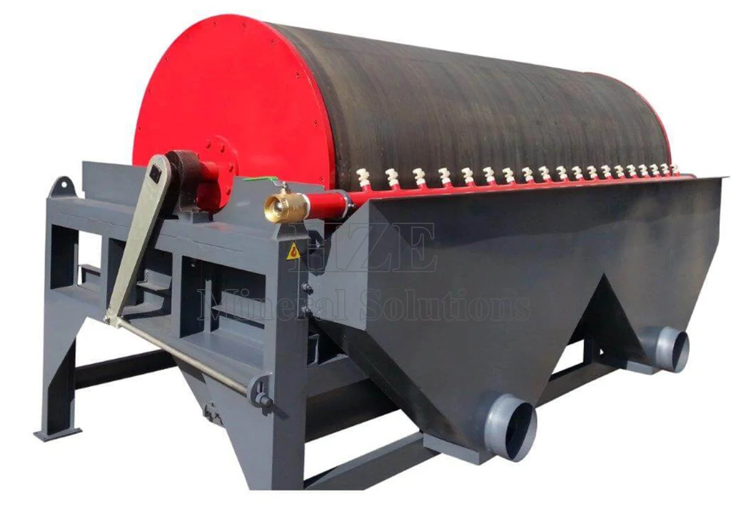 Iron Mining Ore Wet Drum Permanent Magnet Separator Mineral Processing