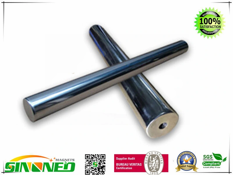 Magnet Filter Bar Made Dia 22mm of NdFeB, Bilateral Female Thread, Stainless Steel Housing