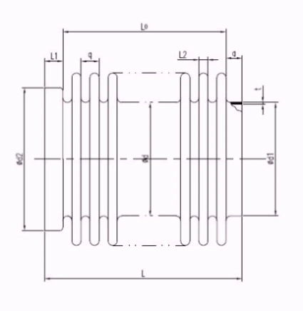 Flexible Corrugated Pipe Used for Nuclear Magnetic Resonance