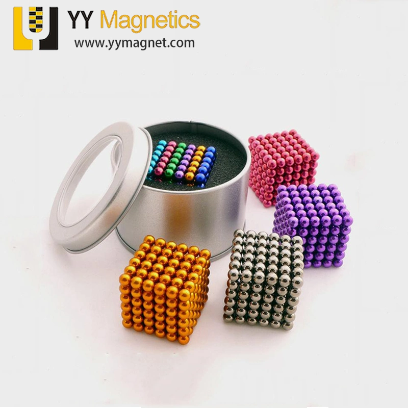 Multi Color Magnetic Toy Balls 5mm 216PCS Neo Ball Magnets