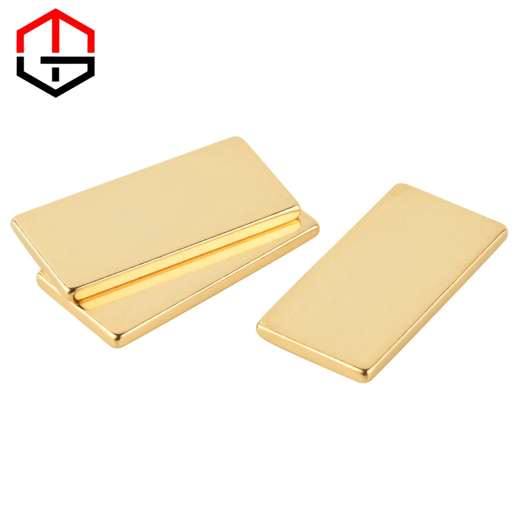 Gold Plated Antirust High Temperature Resistant Magnet N35-N52 Neodymium Magnet