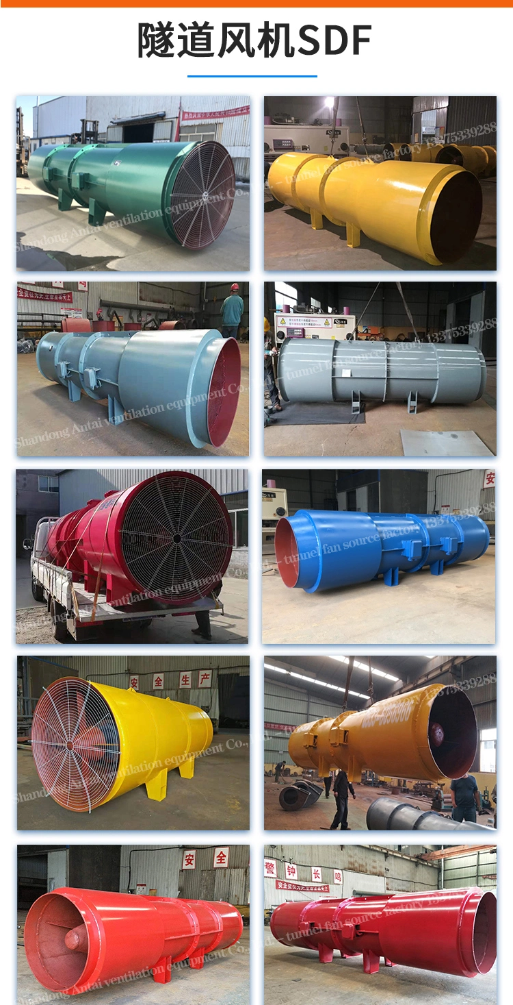 Mining Tunneling Axial Ducted Ventilation Fan/Mining Axial Blower Fan with Muffler From OEM